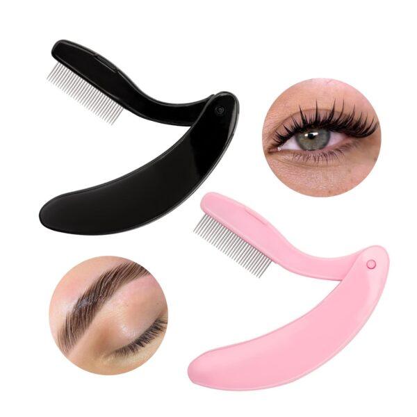 Szczoteczka grzebyk do rzęs WET LOOK i laminacji brwi MOEMI