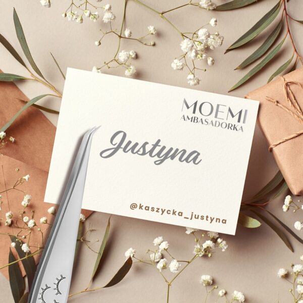 Pęseta Do Rzęs "Justyna" Ambasadorki Moemi