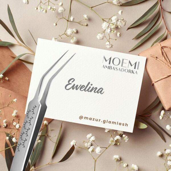 Pęseta Do Rzęs "Ewelina" Ambasadorki Moemi