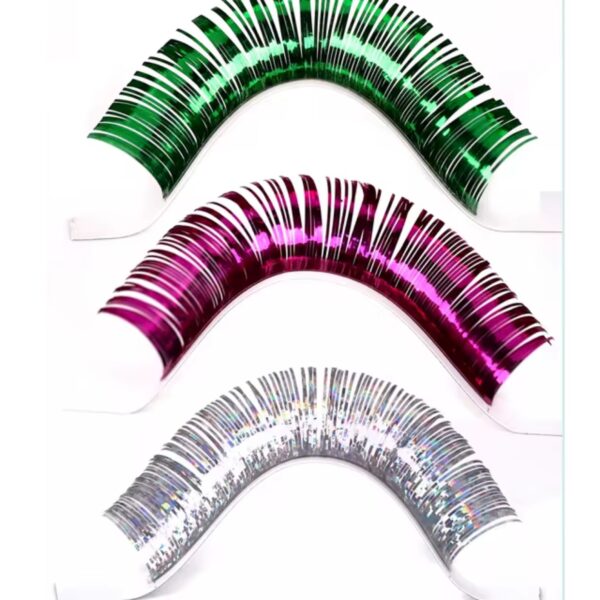 Moemi Disco Lashes – kolorowe rzęsy holograficzne do przedłużania - różne kolory
