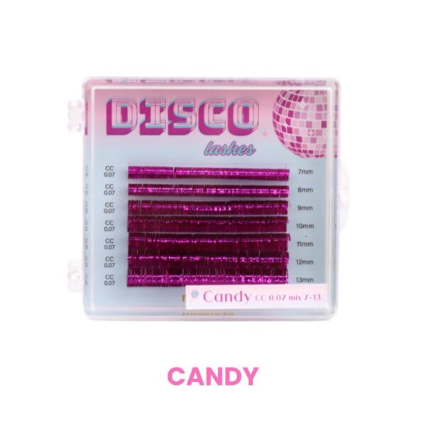 Moemi Disco Lashes – kolorowe rzęsy holograficzne do przedłużania - różne kolory