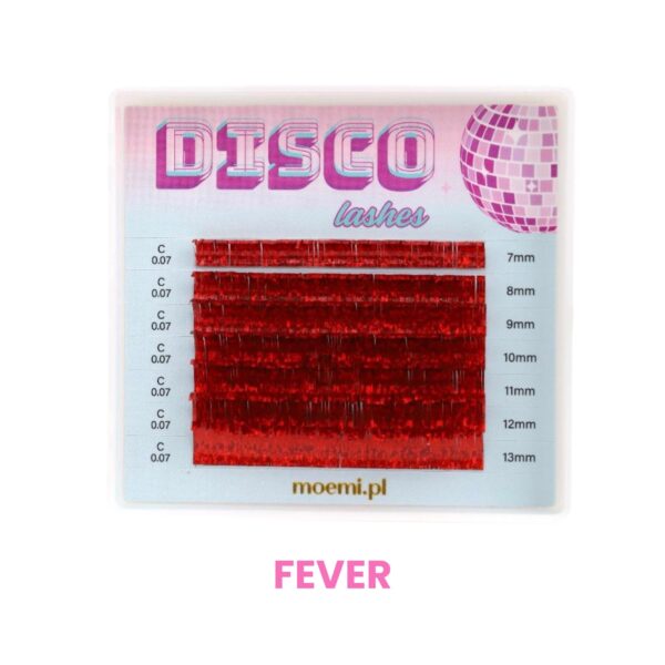 Moemi Disco Lashes – kolorowe rzęsy holograficzne do przedłużania - różne kolory