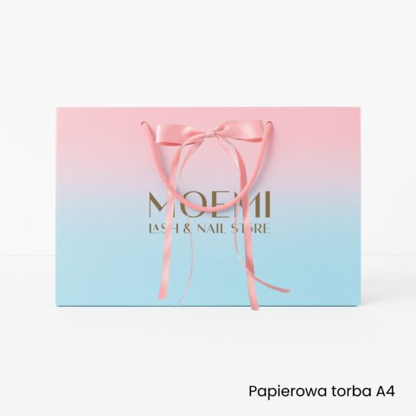 Zestaw szkoleniowy MOEMI – gift bag / paczka prezentowa dla kursantek stylizacji rzęs