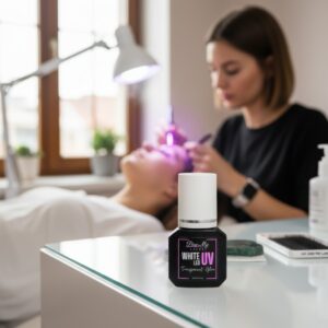Klej UV do Przedłużania Rzęs WHITE LED Pimp My Lashes Przezroczysty