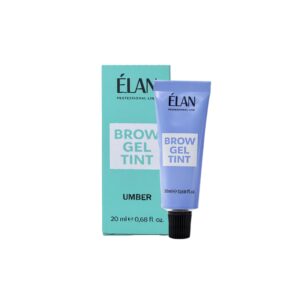 Profesjonalna Farba do Brwi ELAN Brow Gel Tint Umber (20ml) – Chłodny Brąz
