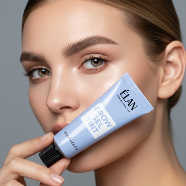 Profesjonalna Farba do Brwi ELAN Brow Gel Tint Umber (20ml) – Chłodny Brąz