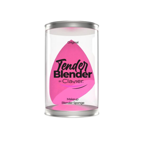 Gąbka do Makijażu Łezka ŚCIĘTA Clavier Tender Blender Super Miękka Różowa