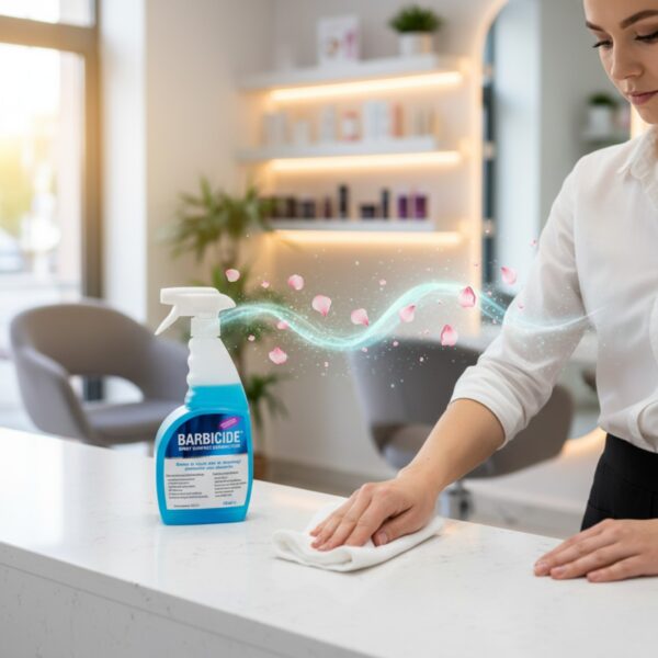 BARBICIDE Spray do Dezynfekcji Zapachowy 750ml – Płyn do Dezynfekcji Narzędzi i Powierzchni