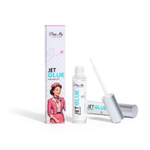 Profesjonalny klej do laminacji rzęs JET GLUE Pimp My Lashes zapewniający precyzyjne przyklejenie do wałeczka.