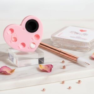 Paletka Silikonowa do Laminacji Rzęs w Kształcie Serca | Pimp My Lashes Heart Lift Palette Serve