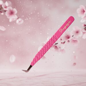 Pęseta do Przedłużania Rzęs Pimpuszka Pimp My Lashes – Kształt L / Kopytko do Metody Objętościowej