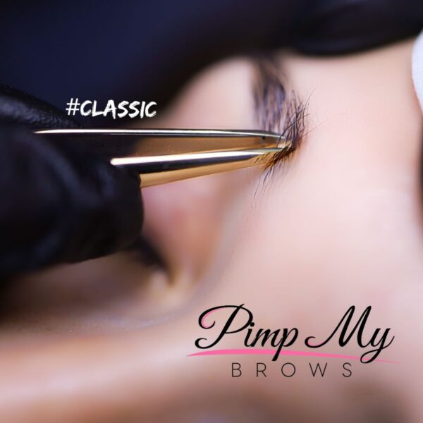 Pęseta do Brwi Nano Złota Classic Pimp My Brows – Precyzyjna, Autoklaw