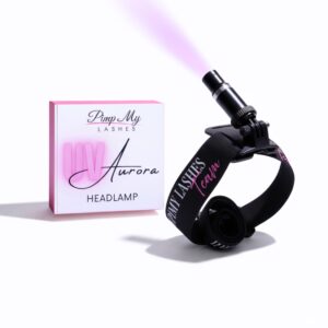 Lampa Czołowa UV do Rzęs Aurora Pimp My Lashes – Profesjonalna do Kleju UV