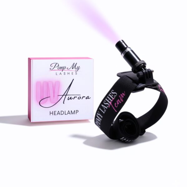 Lampa Czołowa UV do Rzęs Aurora Pimp My Lashes – Profesjonalna do Kleju UV