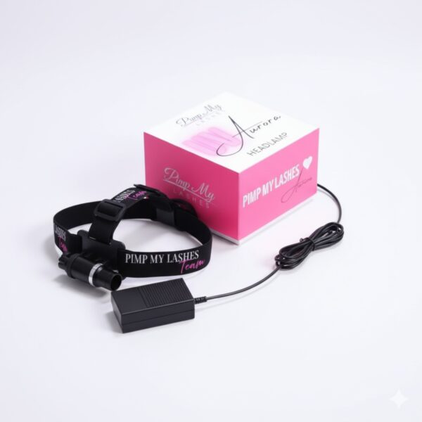 Lampa Czołowa UV do Rzęs Aurora Pimp My Lashes – Profesjonalna do Kleju UV