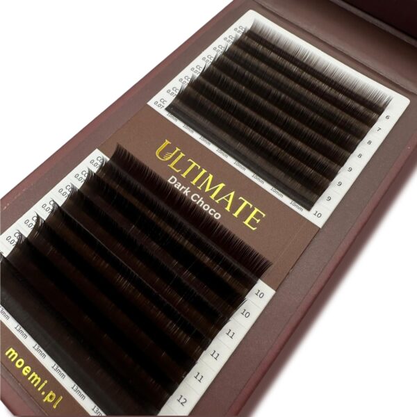 Rzęsy Brązowe Skręt V – Moemi Ultimate Dark Choco Mix