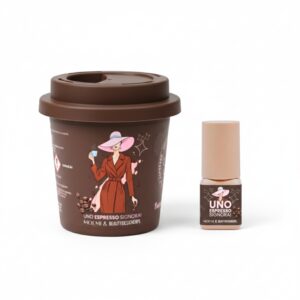 Brązowy klej do rzęs UNO ESPRESSO SIGNIORA Moemi w buteleczce 3g