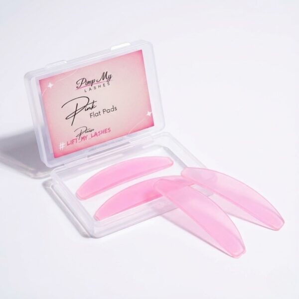 Pimp My Lashes Pink Flat Pads - oryginalne opakowanie form do laminacji rzęs