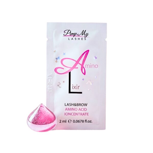 AminoLixir Pimp My Lashes – Regenerujący Koncentrat do Brwi i Rzęs 2ml (Saszetka po Laminacji)