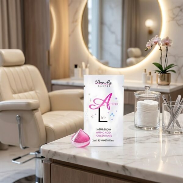 AminoLixir Pimp My Lashes – Regenerujący Koncentrat do Brwi i Rzęs 2ml (Saszetka po Laminacji)