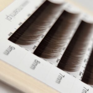 Brązowe Rzęsy dolne do przedłużania Bottom Up! Lashes Moemi x anamei.lashes