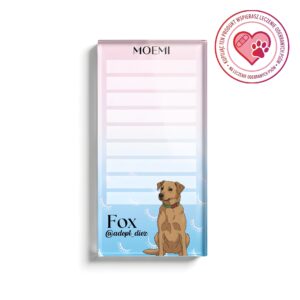 Szklany Holder do rzęs z pieskiem Moemi Fox – Podstawka Lash Plate