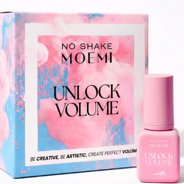 Klej do rzęs No Shake MOEMI Unlock Volume 0,1 sek – Bez wstrząsania 5ml