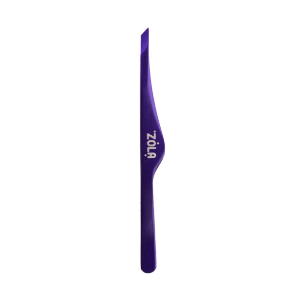 ZOLA Pęseta VIOLET – Profesjonalna Pęseta Skośna do Brwi