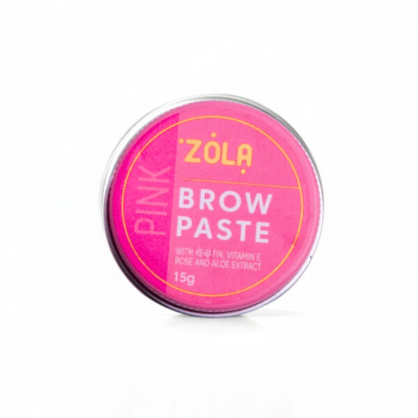 ZOLA Różowa Pasta do Konturowania Brwi 15g | Pink Brow Paste