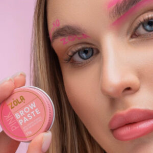 ZOLA Różowa Pasta do Konturowania Brwi 15g | Pink Brow Paste
