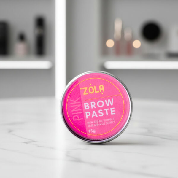 ZOLA Różowa Pasta do Konturowania Brwi 15g | Pink Brow Paste