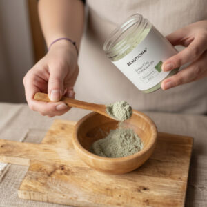 Glinka Zielona Montmorillonite 200g – Naturalny Detoks i Oczyszczanie