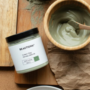 Glinka Zielona Montmorillonite 200g – Naturalny Detoks i Oczyszczanie