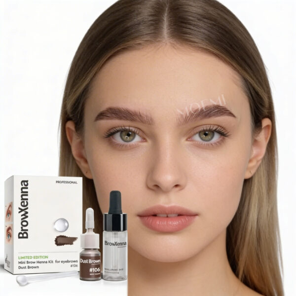 Baza hialuronowa Hyaluronic Base w zestawie mini - nawilżenie jasnych brwi