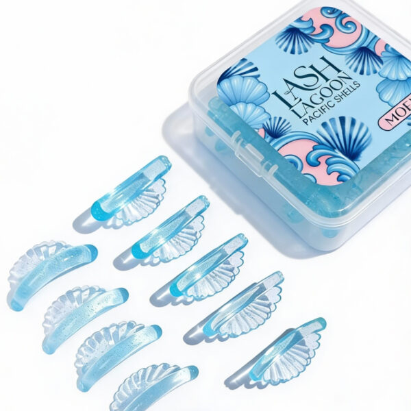 Podkręcające Wałeczki do liftingu rzęs Lash Lagoon PACIFIC Shells Moemi XS-XL