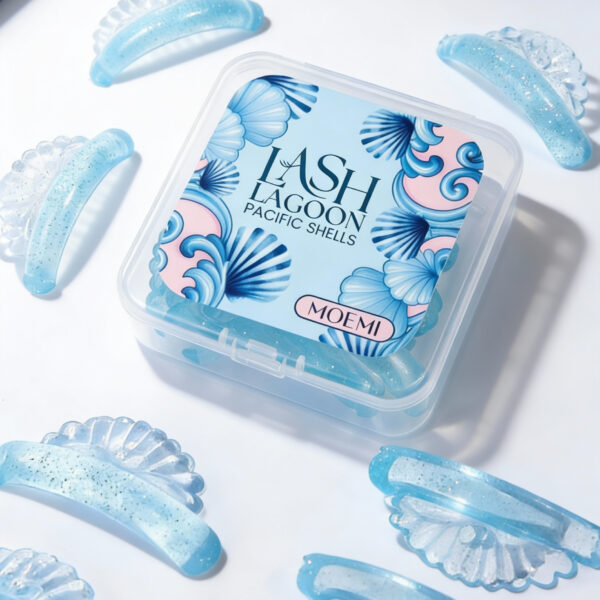Podkręcające Wałeczki do liftingu rzęs Lash Lagoon PACIFIC Shells Moemi XS-XL