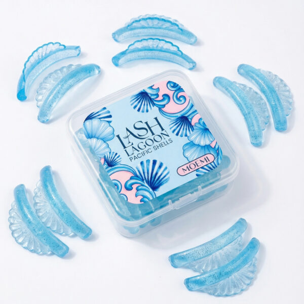 Podkręcające Wałeczki do liftingu rzęs Lash Lagoon PACIFIC Shells Moemi XS-XL