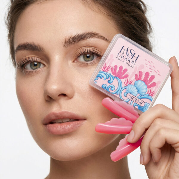 Wałeczki Silikonowe V do liftingu rzęs Lash Lagoon Aqua Nori Moemi S-XL