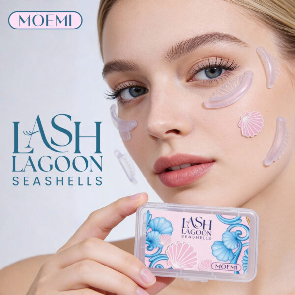Podkręcające Wałeczki do liftingu rzęs Lash Lagoon Seashells Moemi XS-XL