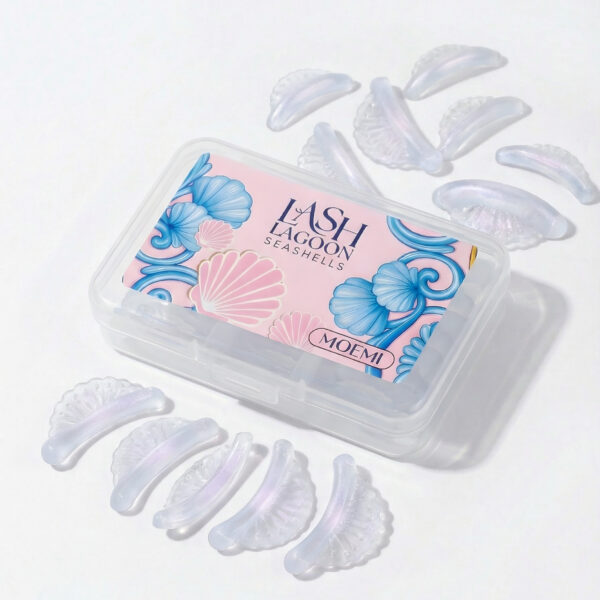 Podkręcające Wałeczki do liftingu rzęs Lash Lagoon Seashells Moemi XS-XL