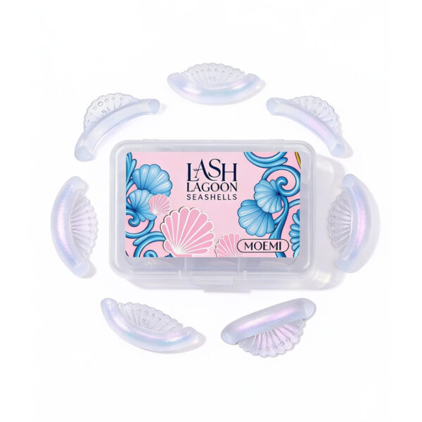 Podkręcające Wałeczki do liftingu rzęs Lash Lagoon Seashells Moemi XS-XL