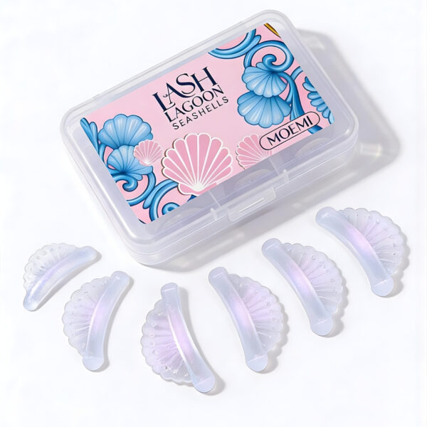 Podkręcające Wałeczki do liftingu rzęs Lash Lagoon Seashells Moemi XS-XL