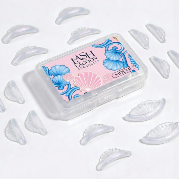 Podkręcające Wałeczki do liftingu rzęs Lash Lagoon Seashells Moemi XS-XL