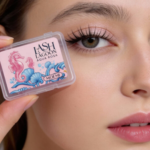 Wałeczki do liftingu rzęs Lash Lagoon Aqua Rosa Moemi S+M | Koreańska laminacja