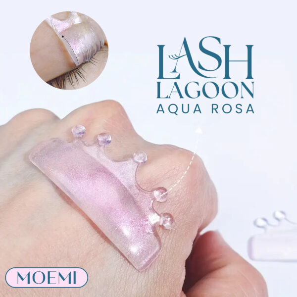 Wałeczki do liftingu rzęs Lash Lagoon Aqua Rosa Moemi S+M | Koreańska laminacja
