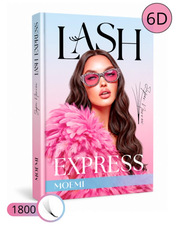 Gotowe Kępki do Przedłużania Rzęs 6D SUPER NARROW LASH EXPRESS Moemi