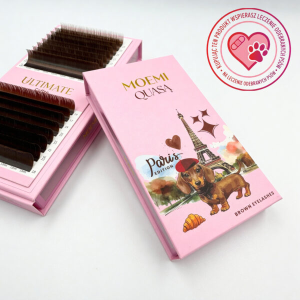 Rzęsy Brązowe QUASĄ Skręt V – Moemi Ultimate Coffe Mix