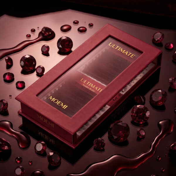 Rzęsy Bordowe – Moemi Ultimate Matte Ruby | Rzęsy w Kolorze Wina Mix