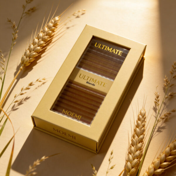Rzęsy Jasno Brązowe Blond Skręt V – Moemi Ultimate Blonde Mix