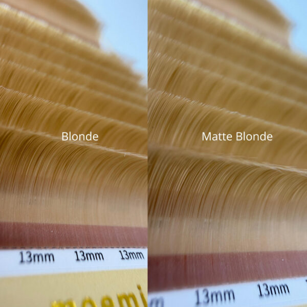 Rzęsy Jasno Brązowe Blond Skręt V – Moemi Ultimate Blonde Mix